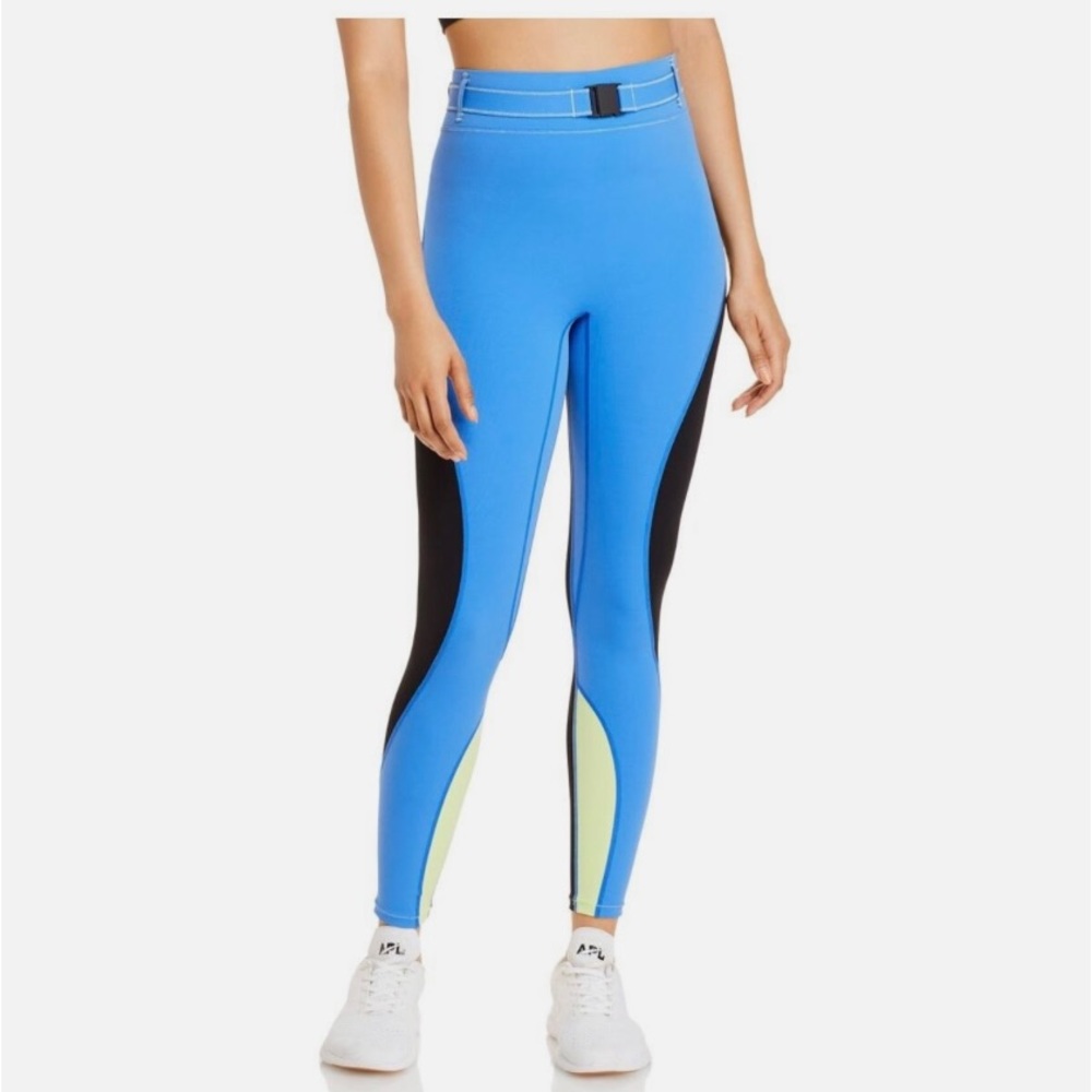 Solid & Striped Trek Belt Bag Legging in Laguna Blue Multi